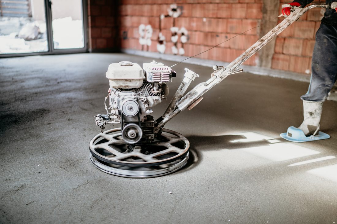 Floor coverings removal on an Auckland garage floor