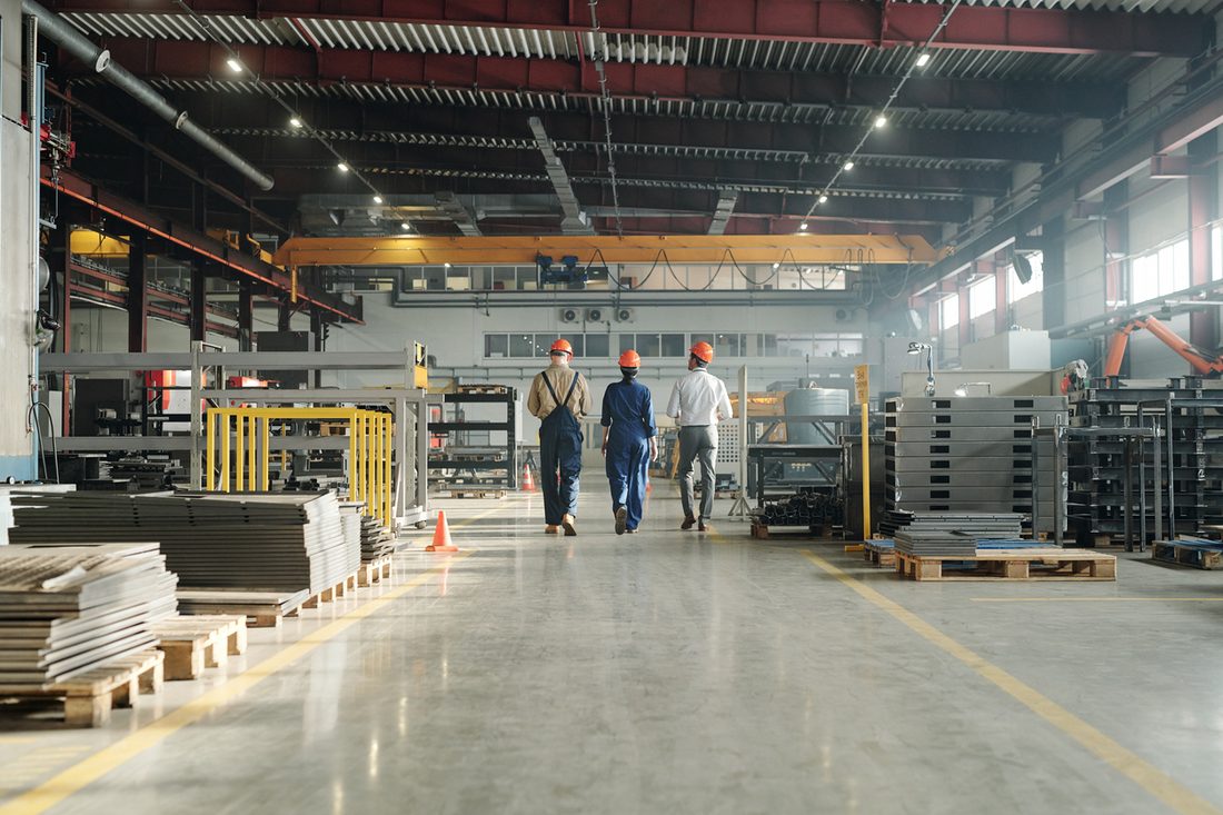 Polished concrete warehouse flooring in Auckland
